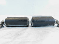 Harley Touring FXR Dyna Sportster & Softail Black Rubber Footpegs Footrests