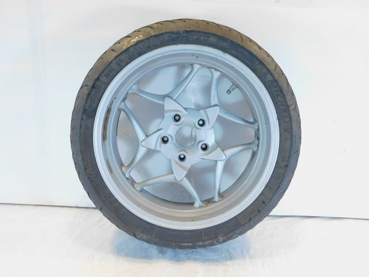 2005-2013 BMW R1200RT R1200ST R1200 RT ST R900RT Silver Back Rear Wheel w/ Tire - C3 Cycle