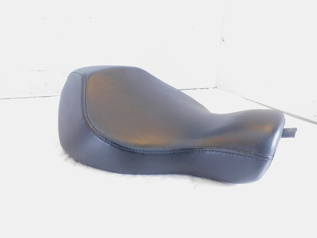 Harley Davidson Sportster 883 & 1200 Super Low Black Main Rider Solo Seat Saddle - C3 Cycle