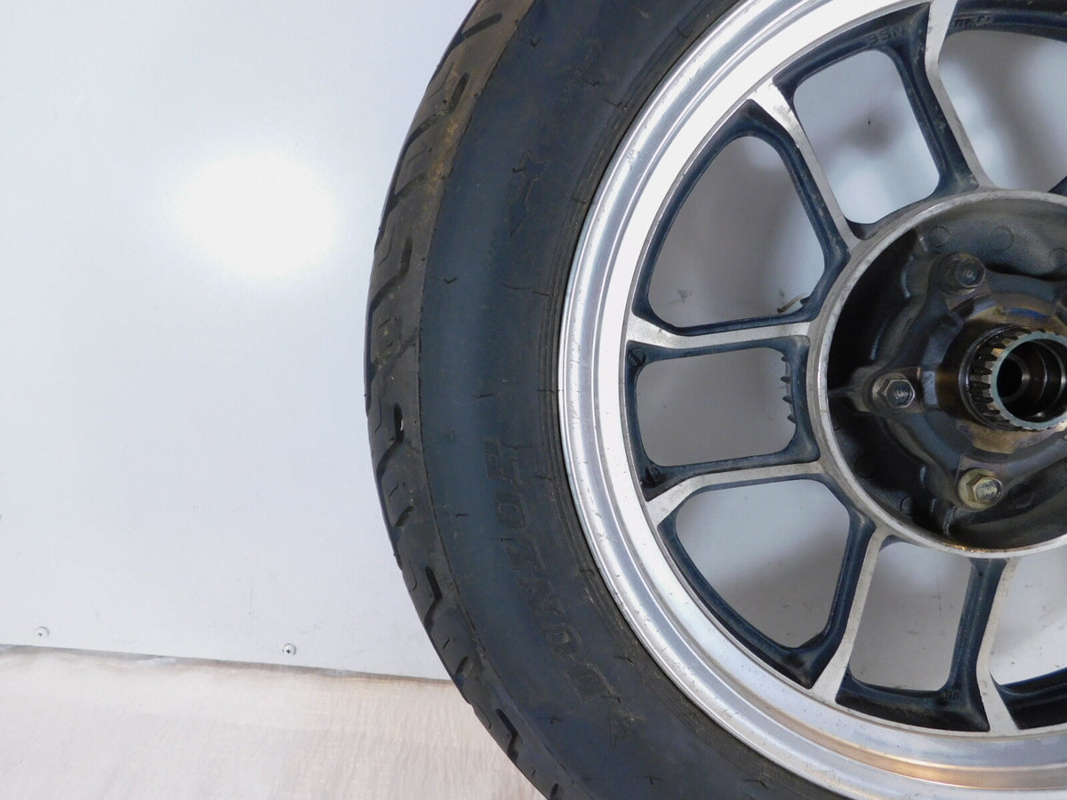 1983-1986 Honda VT500 VT500C Shadow 500 Silver Rear Wheel Rim & Tire 16" x 3" - C3 Cycle