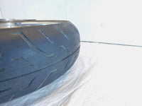 1995 & 1996 Buell M2 Thunderbolt Marchesini Silver Rear Wheel Rim & Tire - C3 Cycle