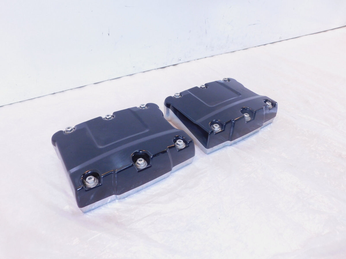 Harley Road King Dyna & Softail Black Cylinder Head Top Rocker Boxes & Arms - C3 Cycle