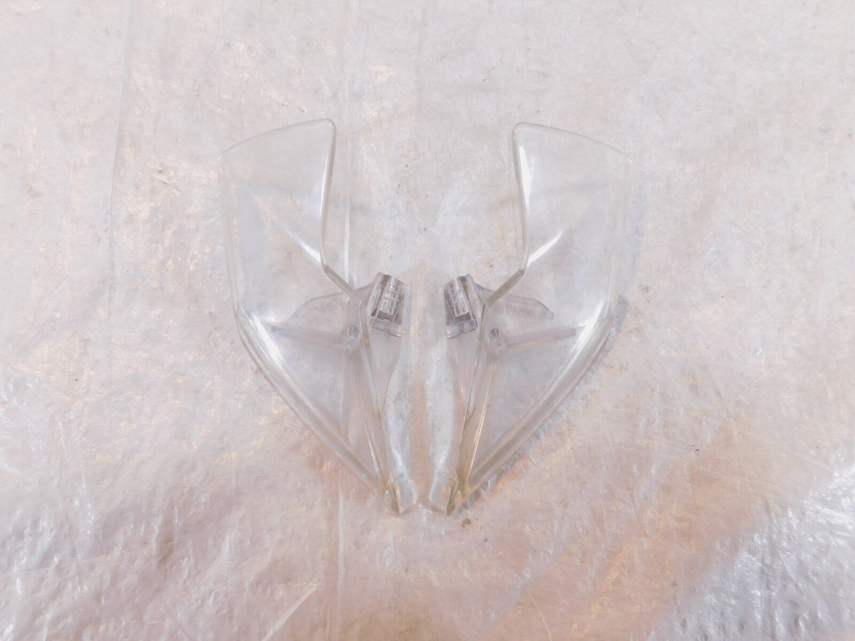 2005-2014 BMW R1200RT Clear Left/Right Front Windshield Mount Wind Deflectors - C3 Cycle