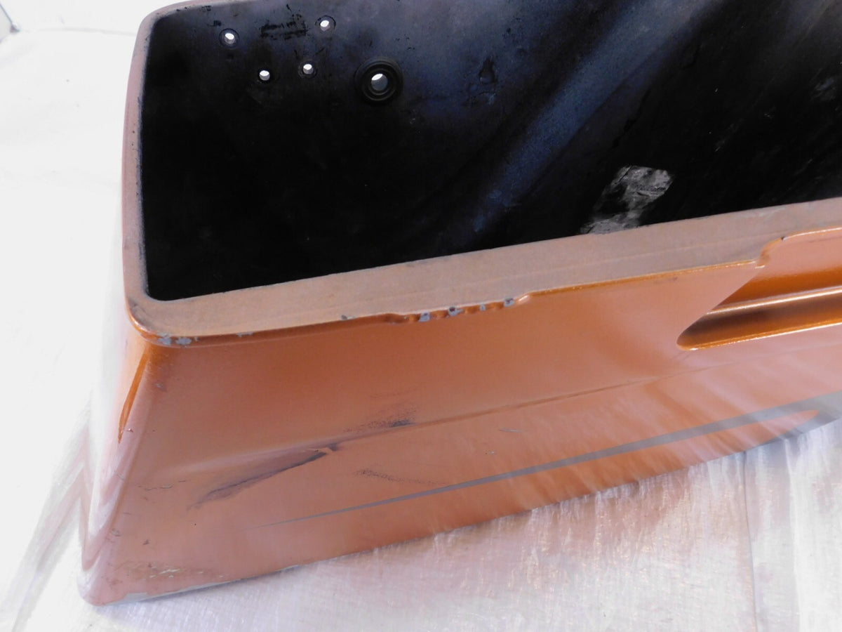 Harley Davidson Road King Street & Electra Glide Orange Right Saddlebag Bottom - C3 Cycle