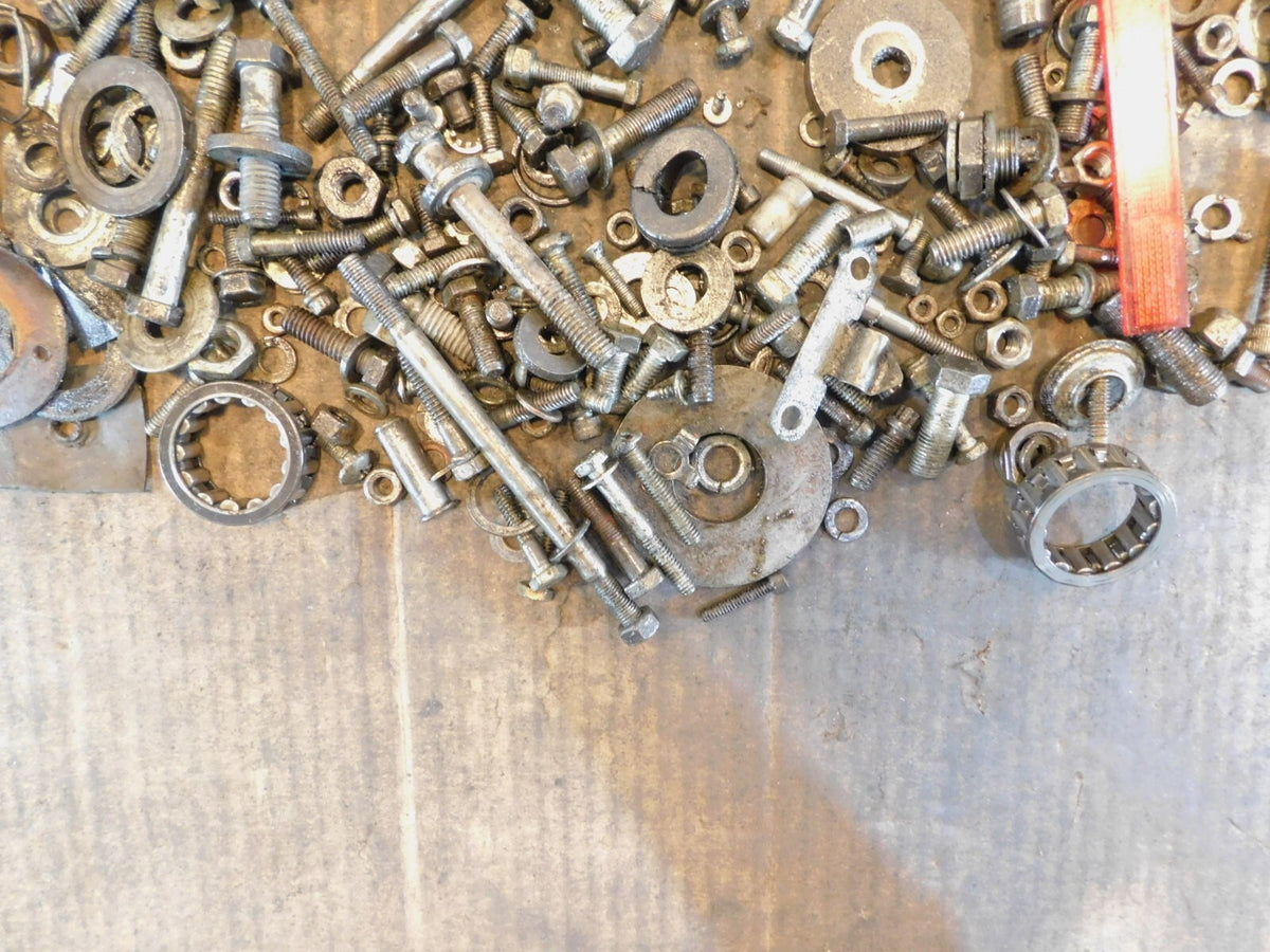 1989 89 Harley Touring Electra Glide Classic FLHTC Nut & Bolts Parts Box Lot - C3 Cycle