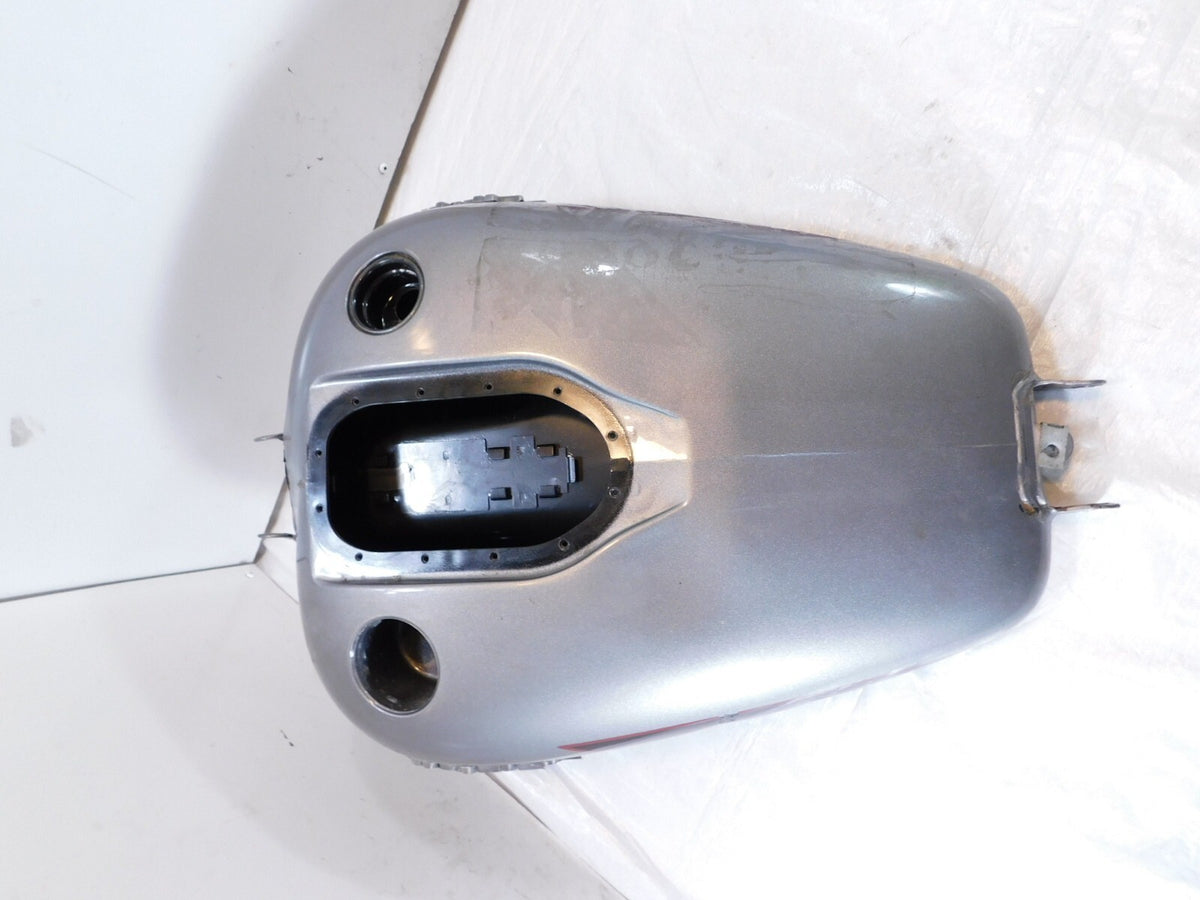 10-17 Harley Davidson Dyna Wide Glide & Street Bob Gray Fuel Gas Tank - DENTED - C3 Cycle