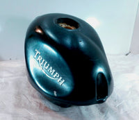 2002-2004 Triumph Sprint ST OEM Green Gas Fuel Petrol Tank Reservoir - No Dents - C3 Cycle