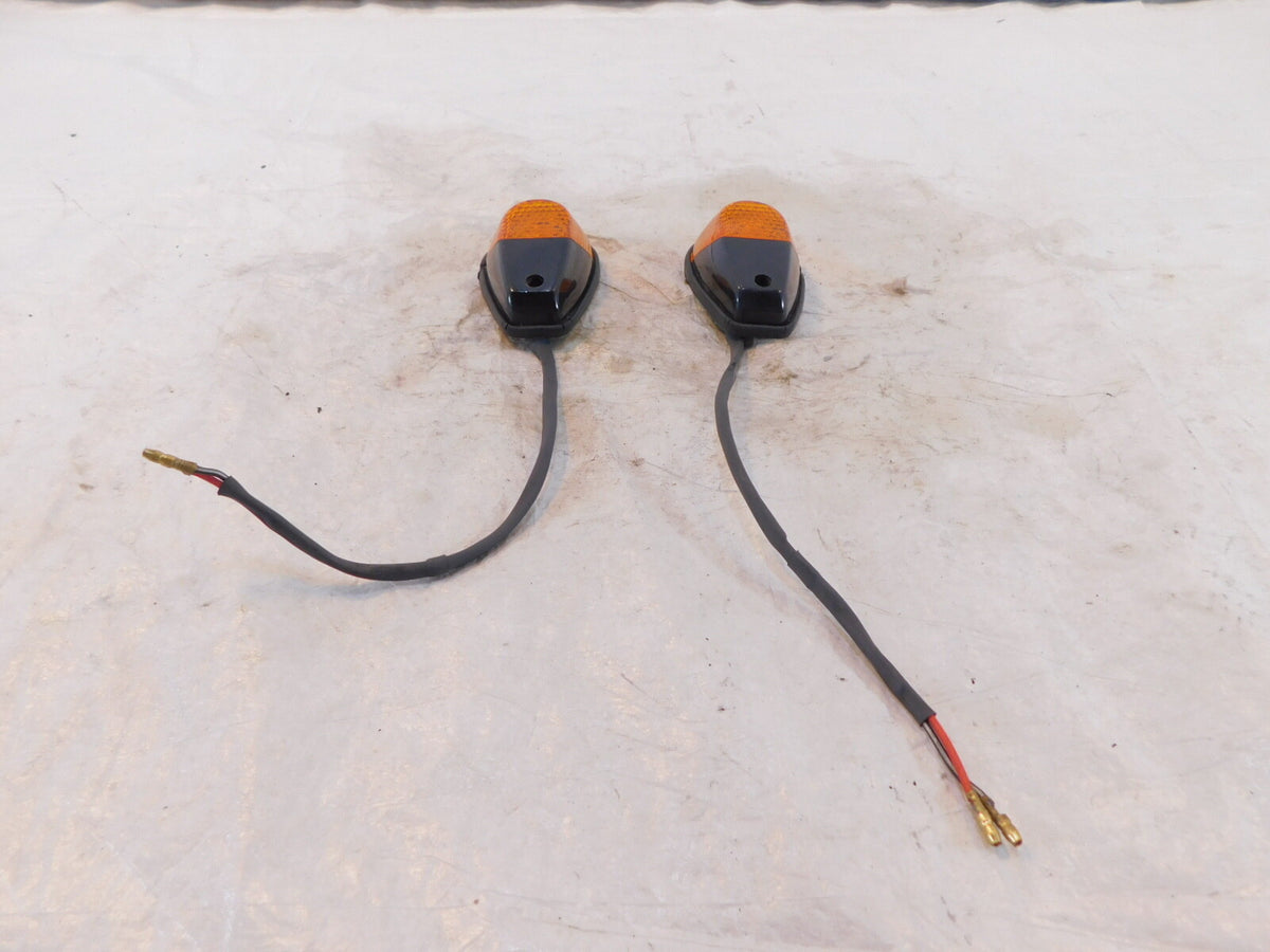 1985-07 Yamaha V-Max VMX12 VMX1200 Amber Rear Left/Right Turn Signal Indicators - C3 Cycle