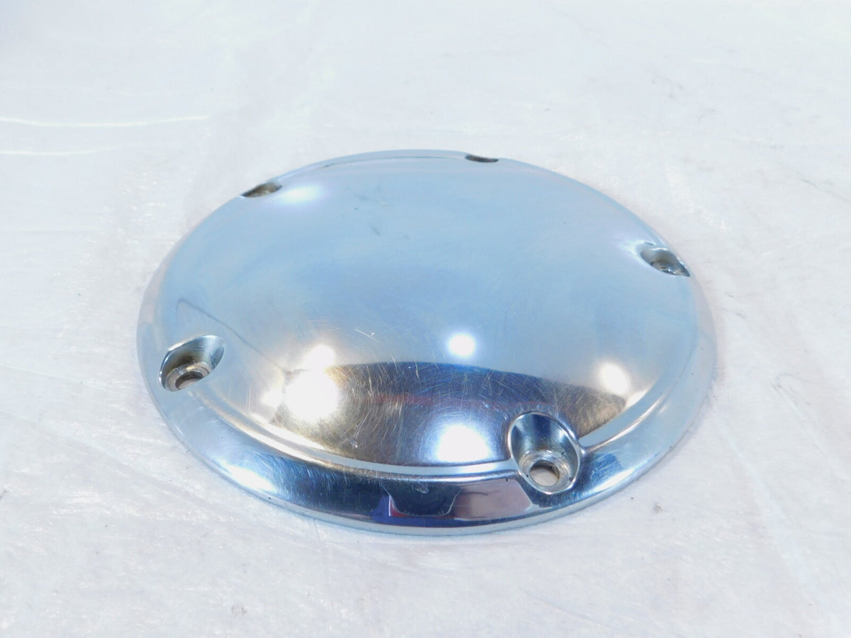 Harley Davidson Twin Cam Touring Dyna Softail Chrome Derby Clutch Cover 25415-99 - C3 Cycle