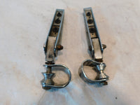Harley Electra Glide Street Glide Road King Highway Footrest Pegs & Mount Clamps