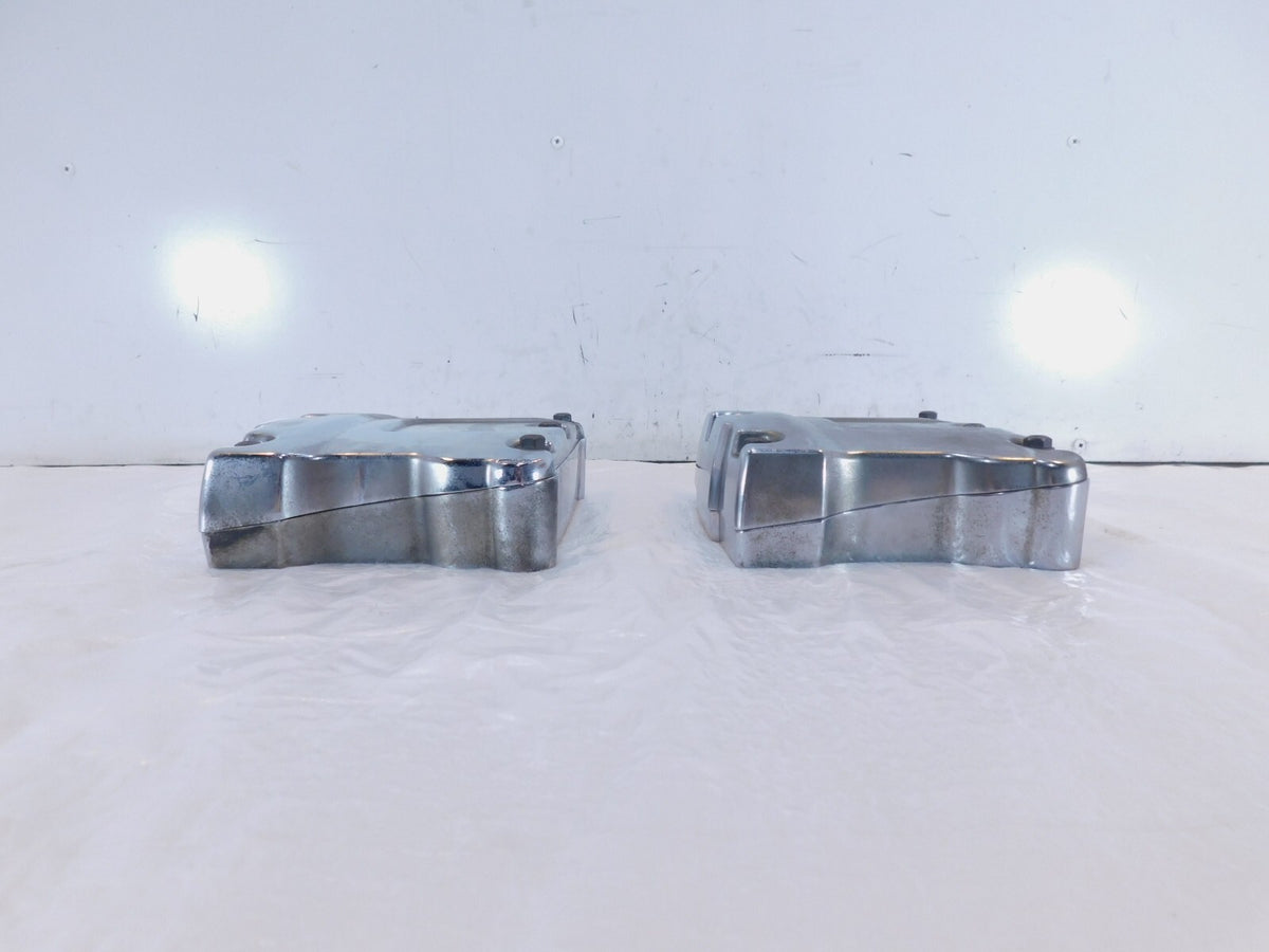 Harley Davidson Touring Dyna & Softail Chrome Cylinder Head Rocker Boxes - C3 Cycle