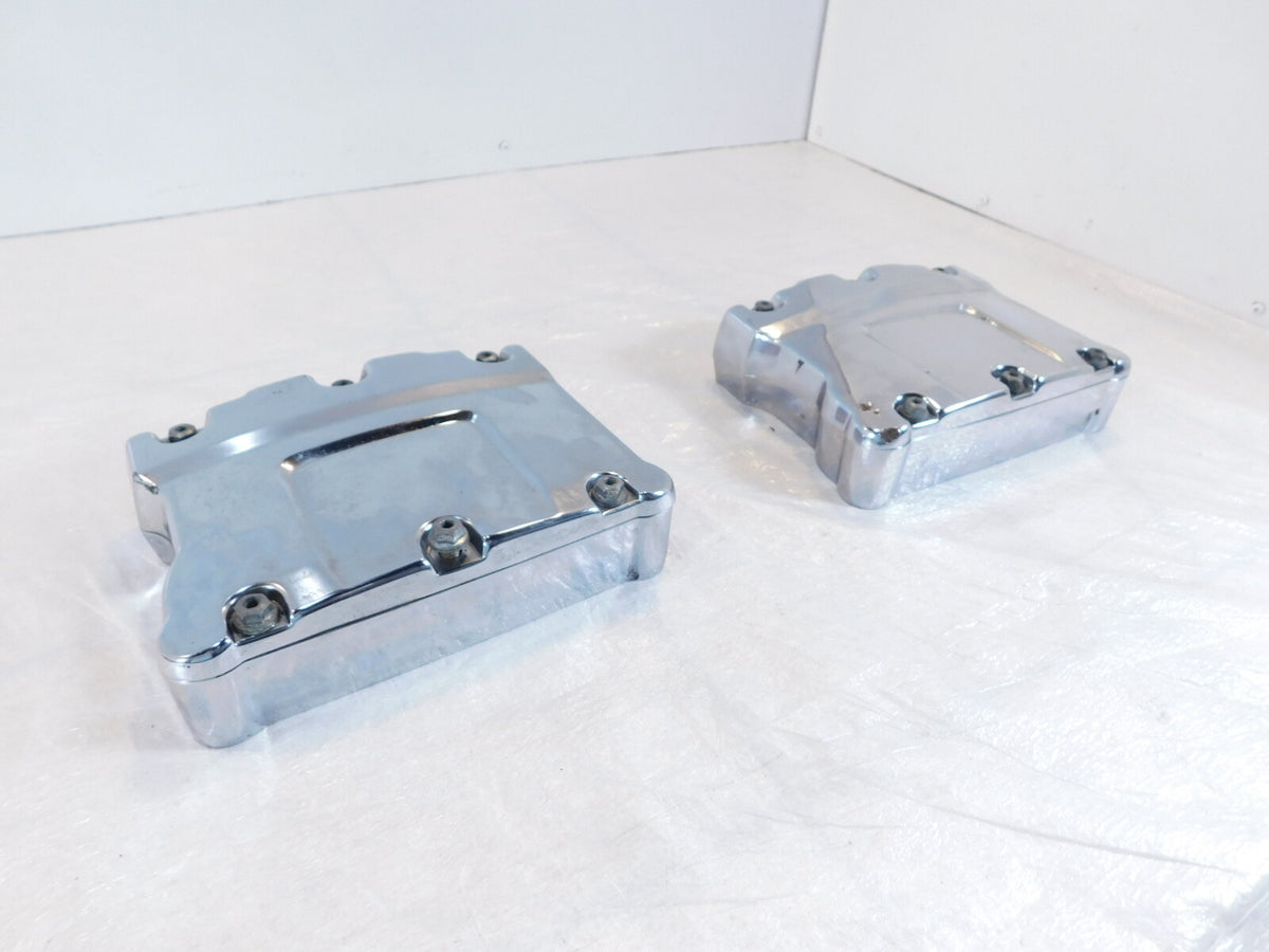 Harley Davidson Touring Dyna & Softail Chrome Cylinder Head Rocker Boxes