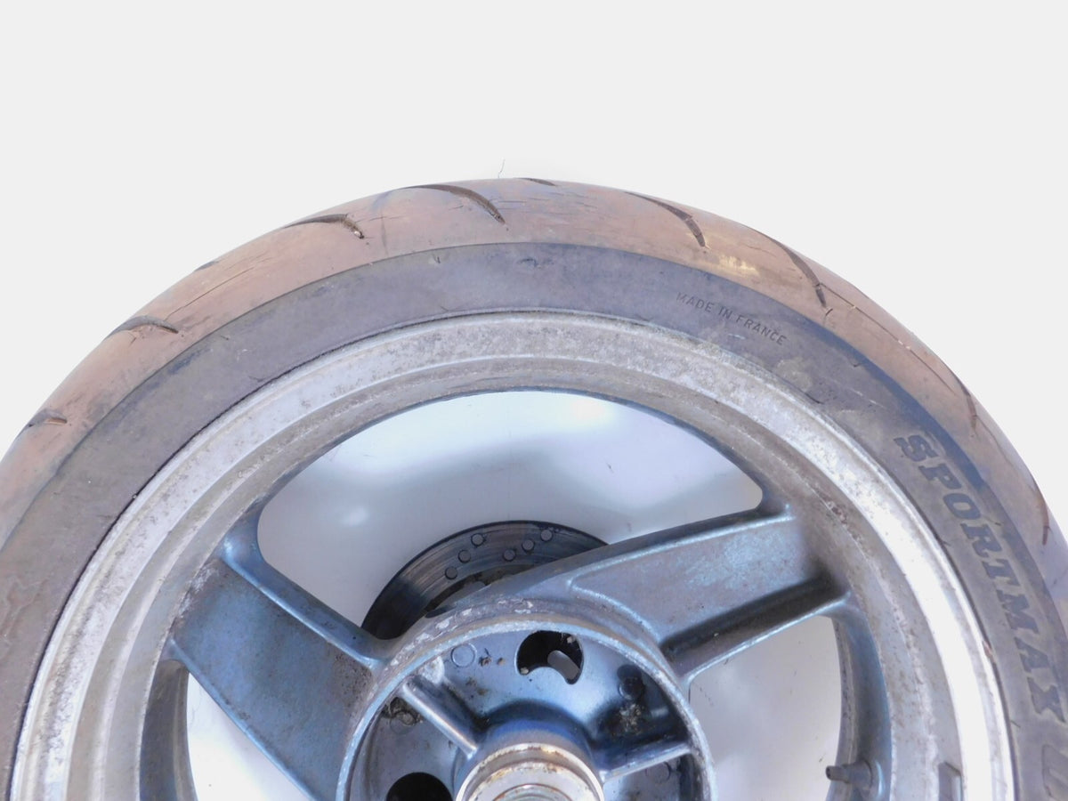 1992-1993 Kawasaki Ninja ZX6 ZX600 ZX600D Rear Wheel Rim Hub & Brake Disc Rotor - C3 Cycle
