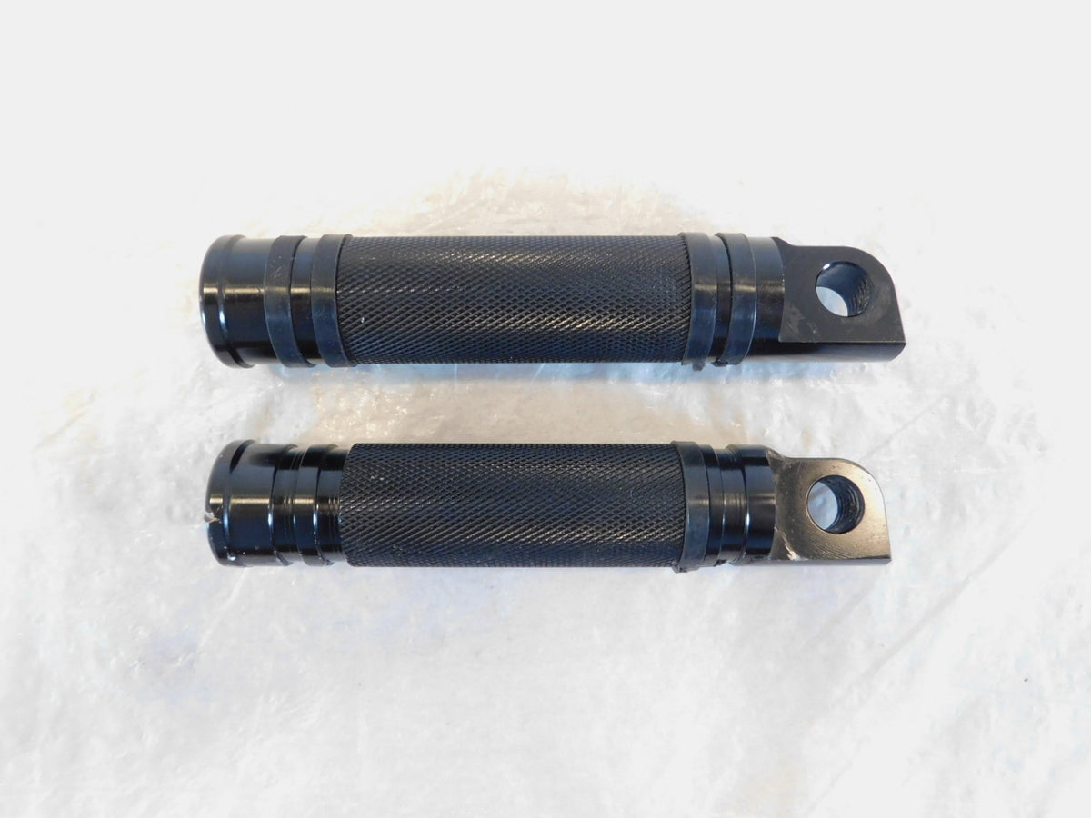 Harley Davidson Touring Dyna Sportster & Softail Black Front Footpeg Footrest - C3 Cycle