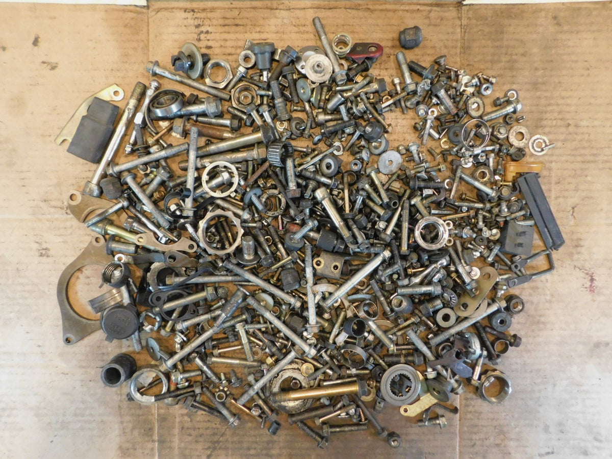 2001 01 Honda GL1800 Goldwing 1800 Nuts Bolts & Brackets Hardware Parts Box Lot - C3 Cycle