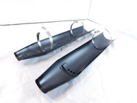 Harley Davidson Softail Low Rider Street Bob Exhaust Muffler Head Shield Covers - C3 Cycle