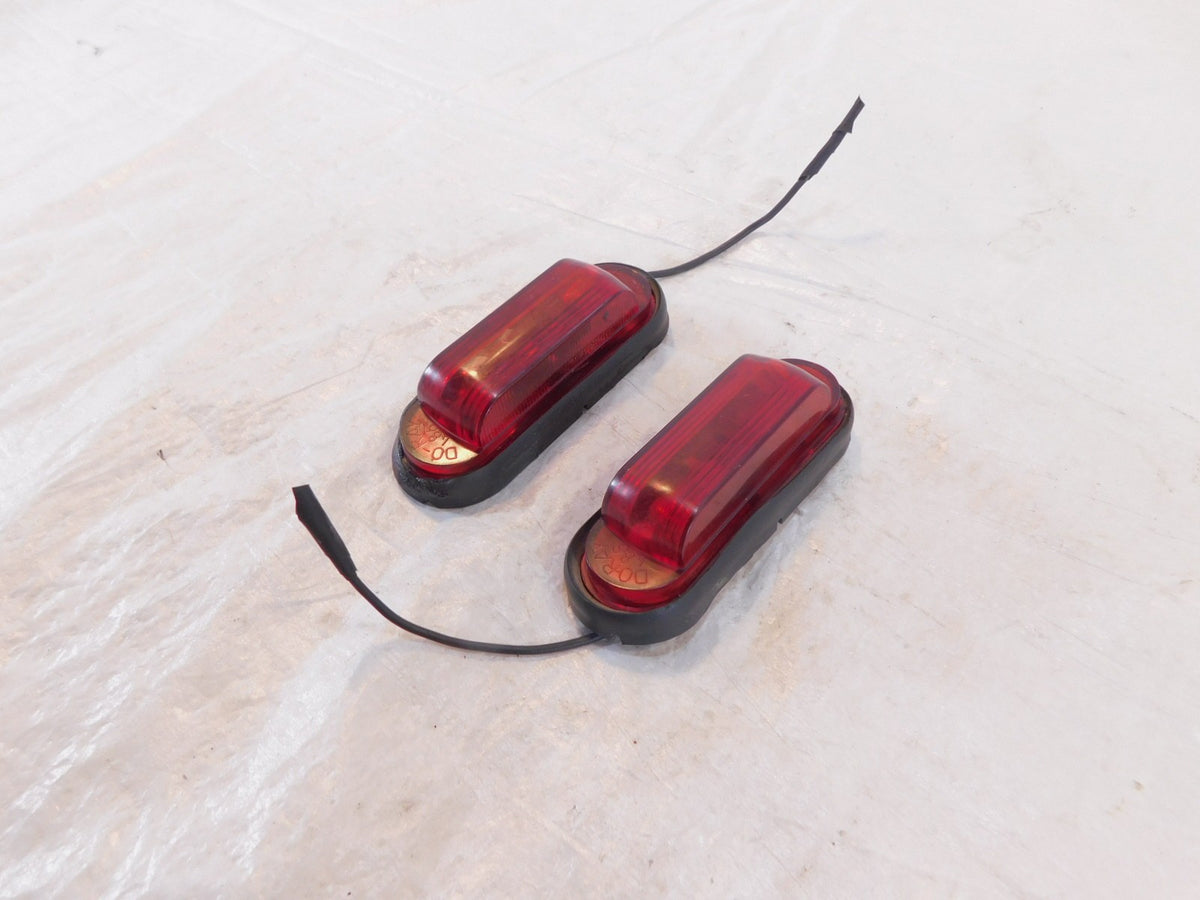1982-1983 Yamaha XJ750 Maxim 750 Rear Number License Plate Tail Marker Lights - C3 Cycle