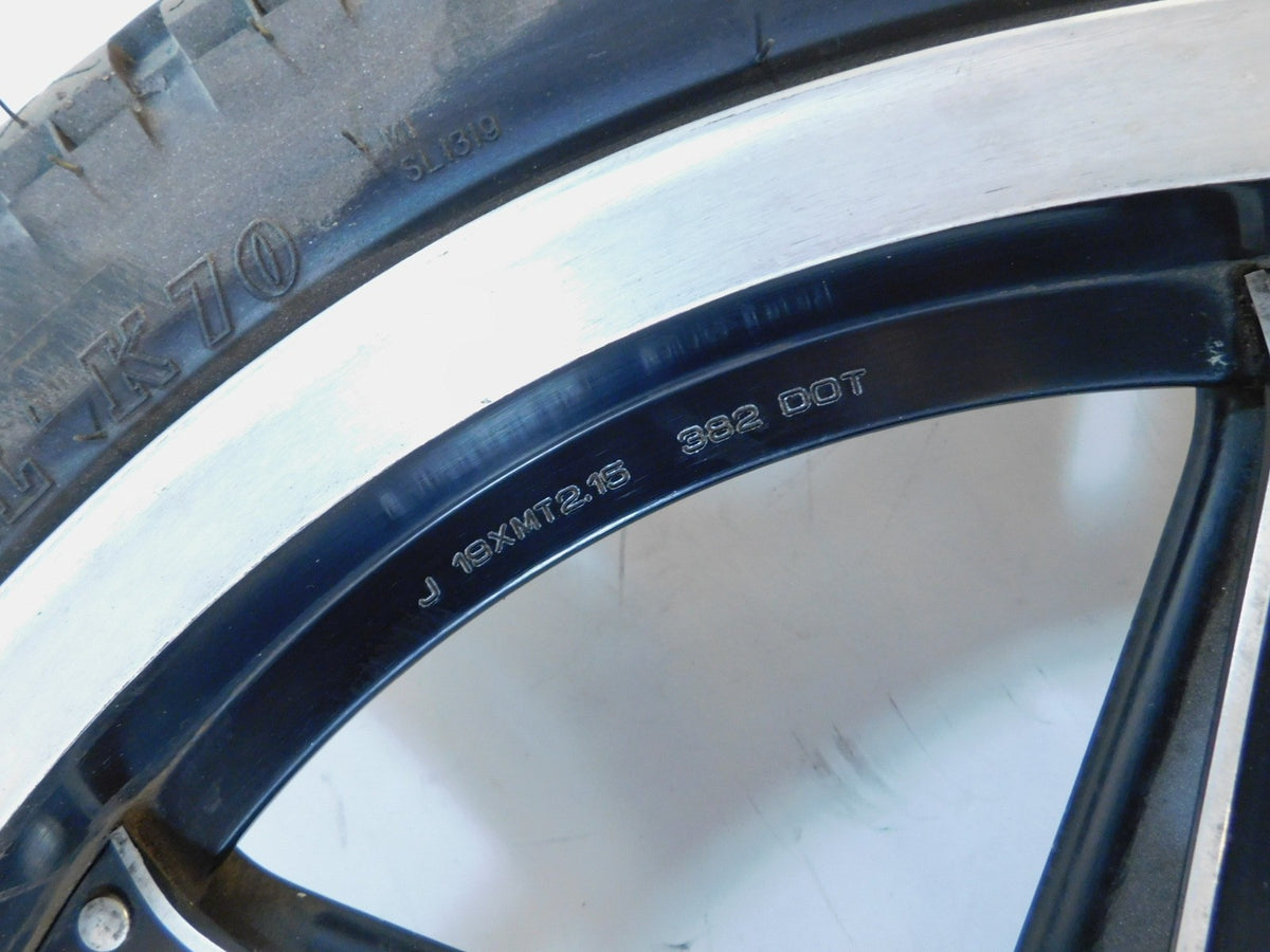 Honda CM400C & CM450A CM450C Custom Black Front Wheel Rim & Tire - 19" x 2.5" - C3 Cycle