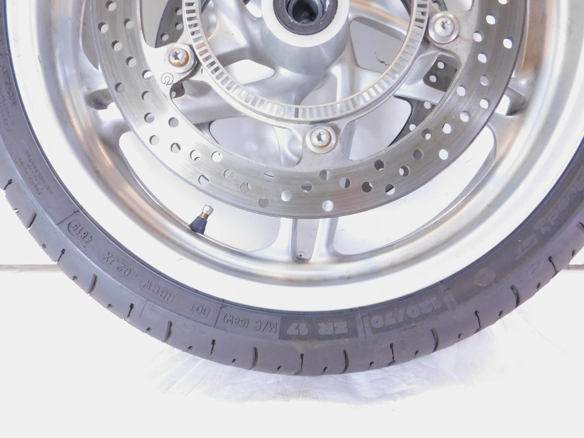 BMW K1200GT K1200RS R1100S R1150R Cast Silver Front Wheel Rim Tire & Brake Rotor - C3 Cycle