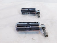 Harley Touring FXR Dyna Sportster & Softail Chrome & Rubber Footpegs Footrests