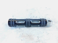 Harley Davidson FXR Dyna Sportster & Softail Black "Edge Cut" Footpeg Footrest - C3 Cycle
