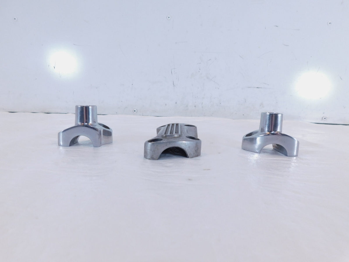 Harley Davidson Sportster 883 1200 Top Chrome Handlebar Handle Bar Riser Bracket - C3 Cycle