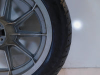 Harley Davidson Dyna Softail Sportster 883 1200 Silver Cast Rear Tire Wheel Rim - C3 Cycle
