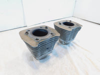 Pair Harley Davidson Sportster 883 Hugger Silver Engine Cylinder Barrel Jugs