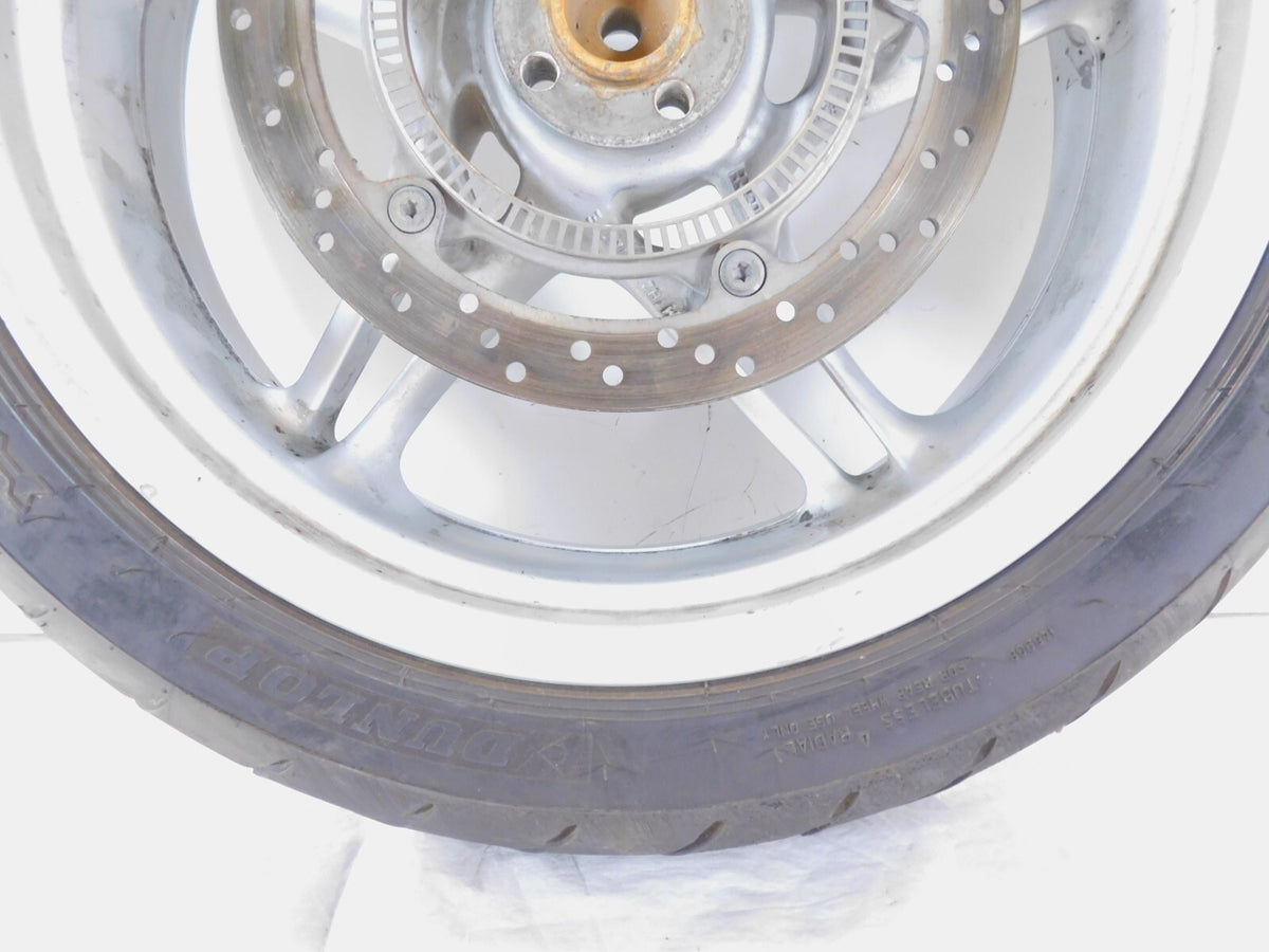 BMW R1150R R1150RS R1150RT R1100S Silver Rear Wheel Rim w/ Tire - 5x17" & Rotor