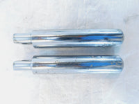 Pair Harley Touring Dyna Sportster & Softail Chrome Left Right Footpeg Footrests - C3 Cycle