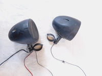 2008 08 Victory Vision Front Left/Right Handlebar Handle Bar Speakers w/ Clamps - C3 Cycle