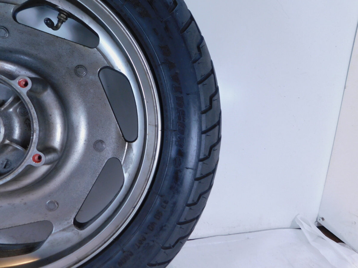 Kawasaki Vulcan VN1600 Nomad 1600 Classic OEM Silver Front Cast Wheel Rim & Tire - C3 Cycle