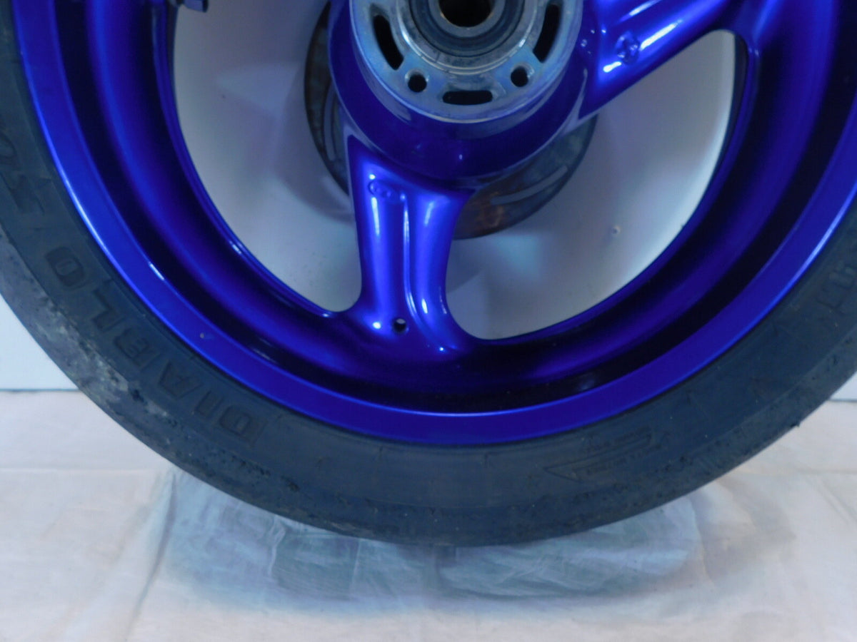 2001-2002 Buell M2 Cyclone S3 Thunderbolt & X1 Lightning Blue Rear Wheel Rim - C3 Cycle