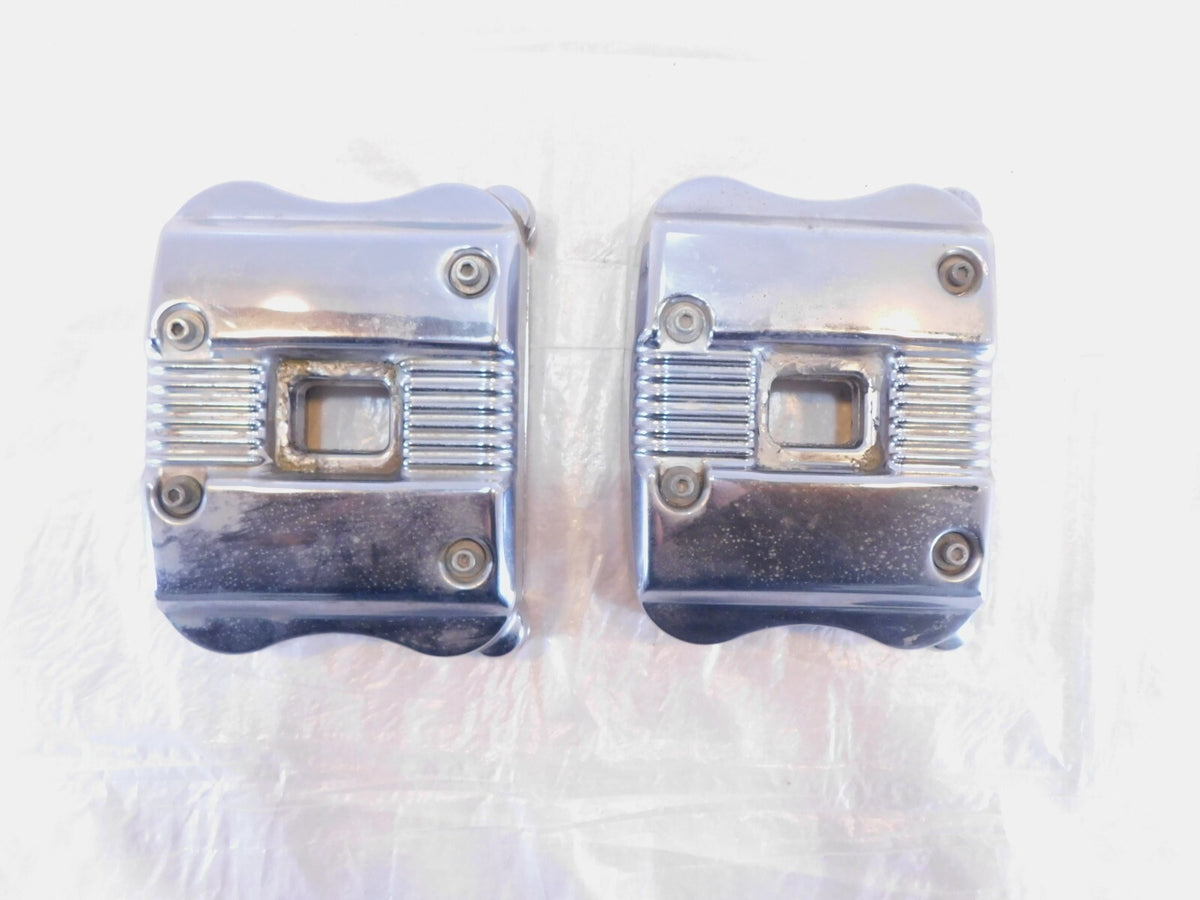 Harley Davidson Sportster 883 & 1200 Chrome Cylinder Head Cover Rocker Boxes - C3 Cycle