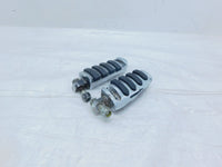 Harley Touring Dyna Sportster & Softail Large Chrome & Rubber Footpegs Footrests - C3 Cycle