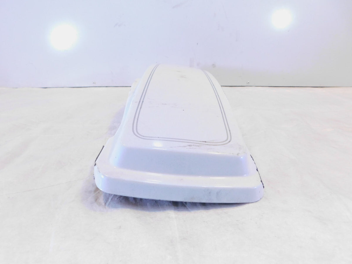 Harley Davidson Road King Street & Electra Glide White Right Saddlebag Cover Lid - C3 Cycle