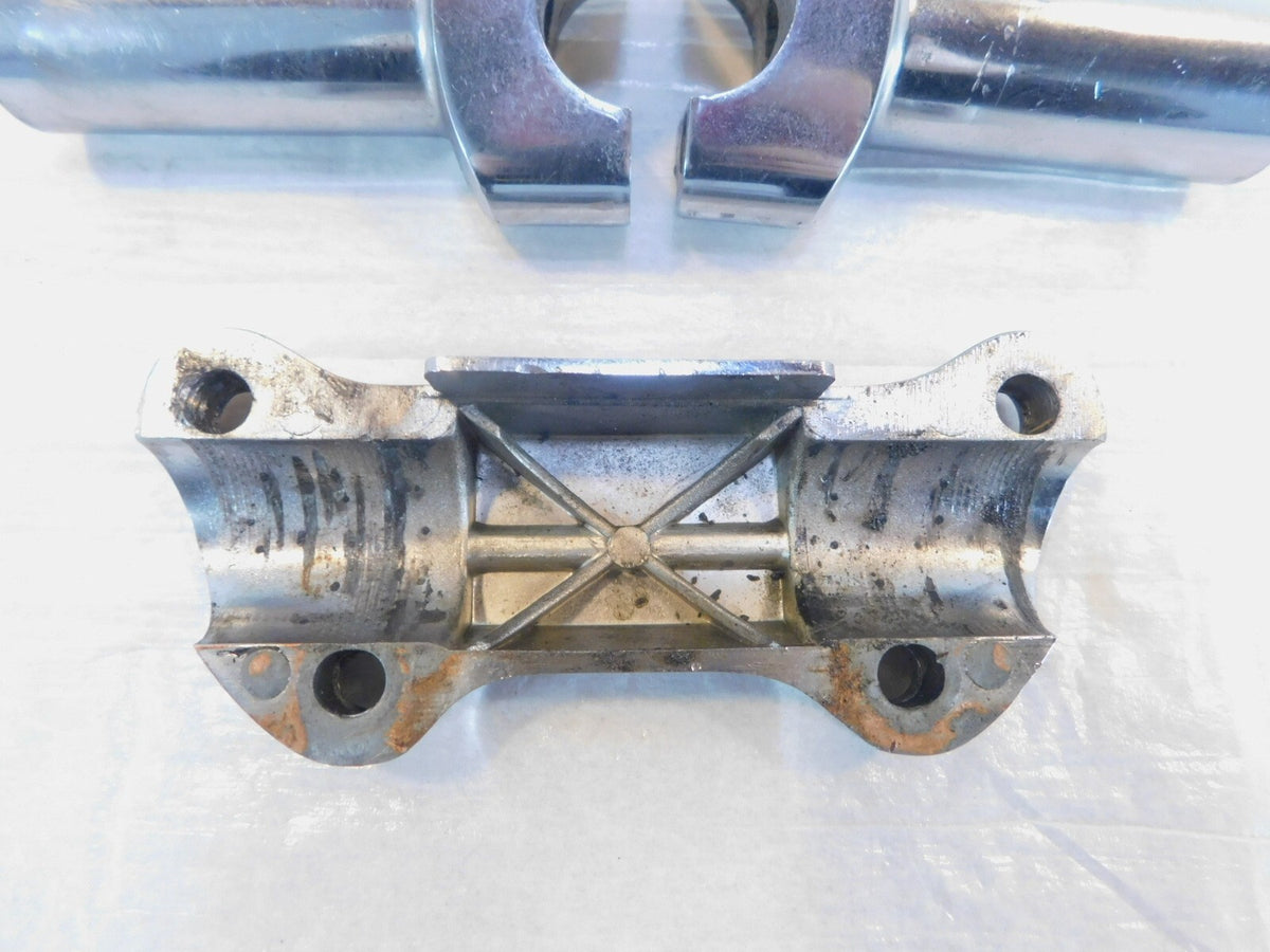 Harley Davidson Sportster 883 1200 Top Chrome Handlebar Handle Bar Riser Bracket - C3 Cycle