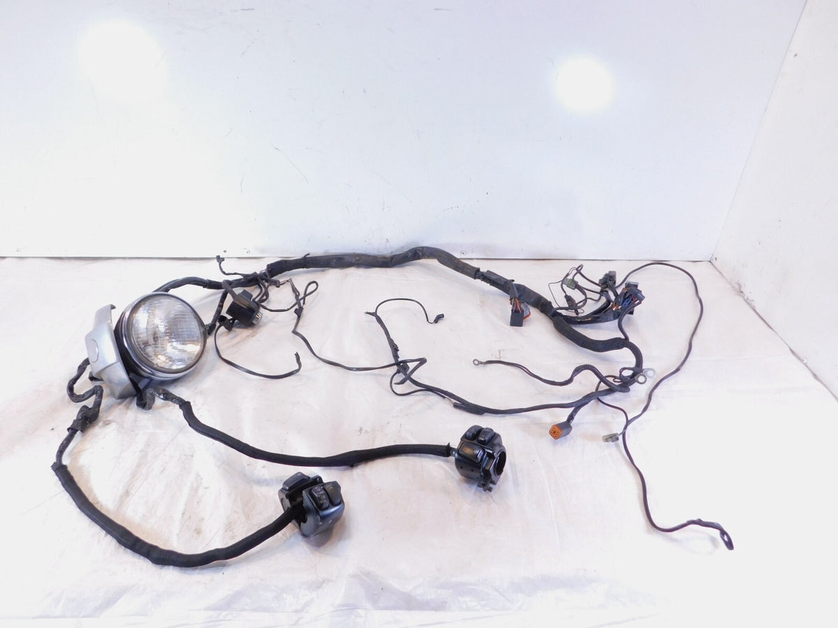 Harley Davidson Sportster 883 1100 & 1200 Wire Wiring Harness Headlight & Switch - C3 Cycle