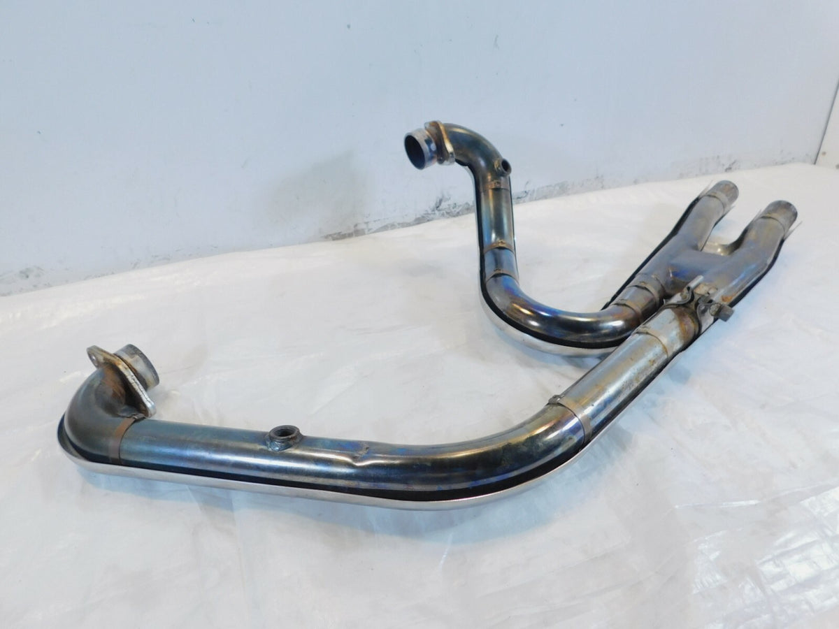 2008 08 & 2009 09 Victory Vegas & Kingpin Chrome Exhaust Header Pipe System - C3 Cycle