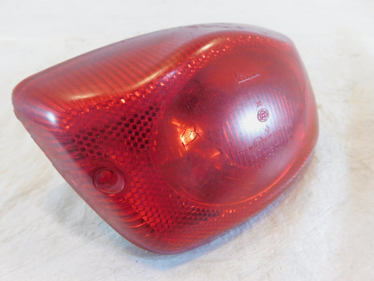 Piaggio Vespa LX LXV 50 125 150 Red Rear Brake Taillight Tail Light Lamp - C3 Cycle