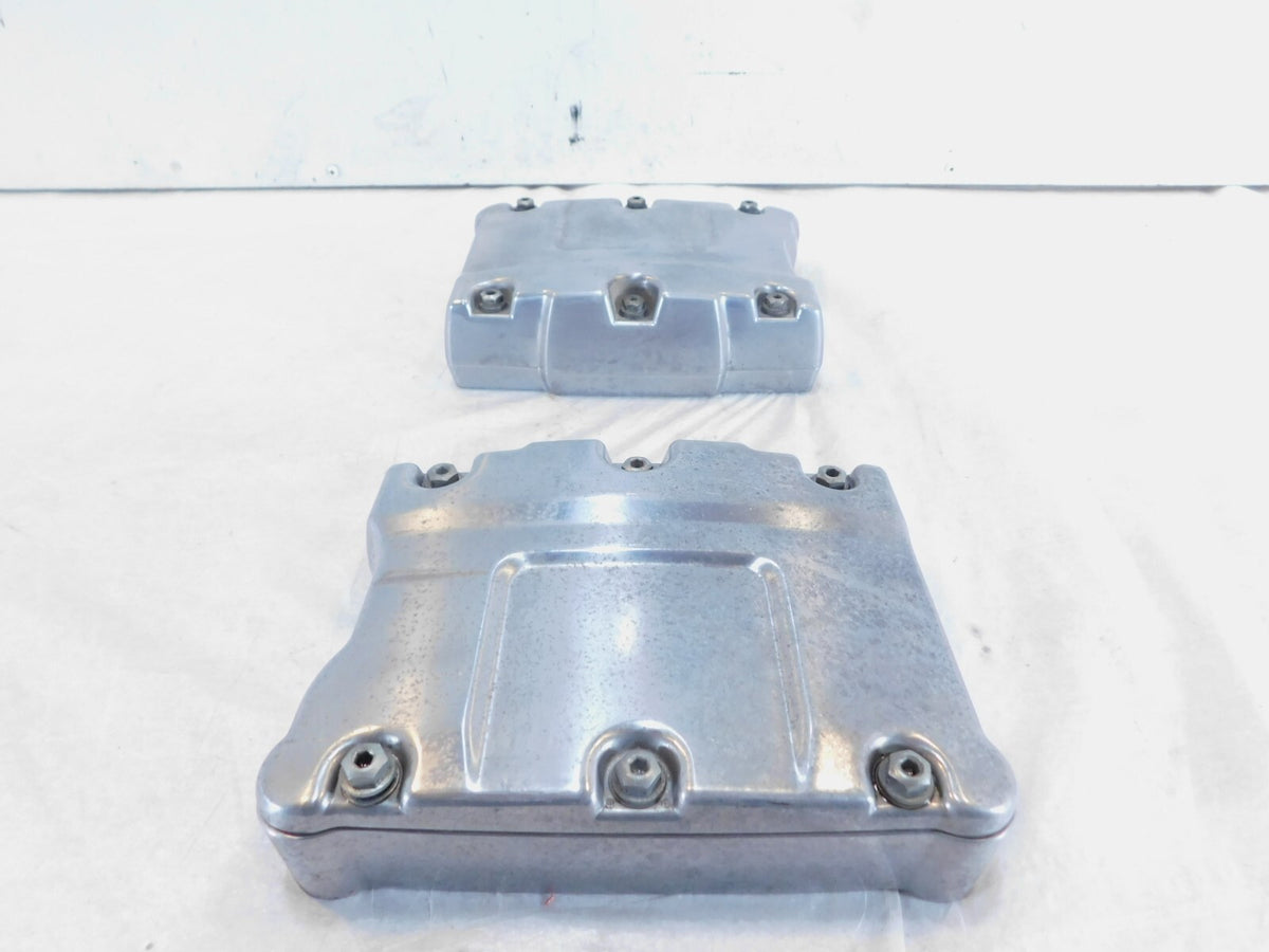 Harley Polished Twin Cam Touring Dyna Softail Cylinder Head Rocker Boxes & Arms - C3 Cycle