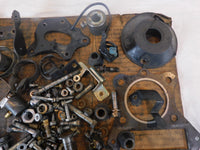 1983 83 Kawasaki LTD Belt KZ440 KZ440D Misc Nuts Bolts & Brackets Box Parts Lot - C3 Cycle