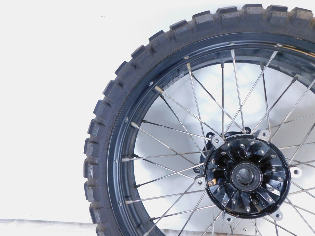 2016-2017 Aprilia Caponord 1200 Rally Black Laced Front Wheel Rim & Tire 19"x3" - C3 Cycle