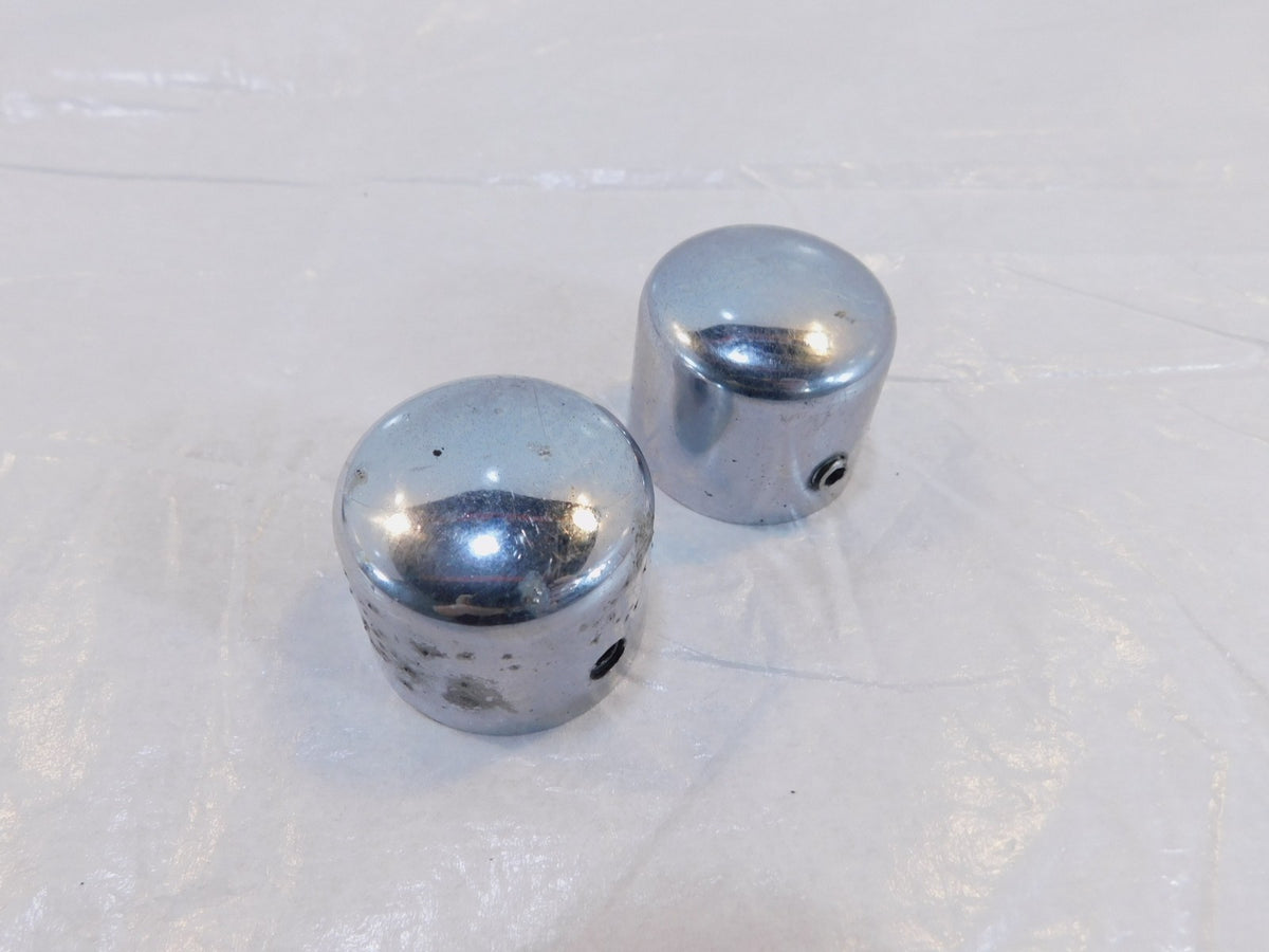 Harley Davidson Touring Dyna Softail Sportster Chrome Front Axle Nut Covers - C3 Cycle