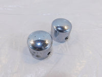 Harley Davidson Touring Dyna Softail Sportster Chrome Front Axle Nut Covers - C3 Cycle