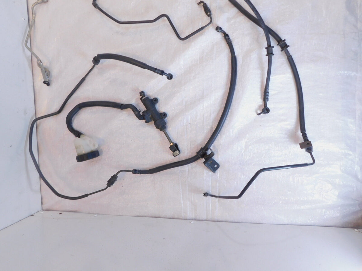 2014 Honda CTX 1300 ABS Rear Wheel Brake Master Cylinder & Hose Pipe Line Lot - C3 Cycle