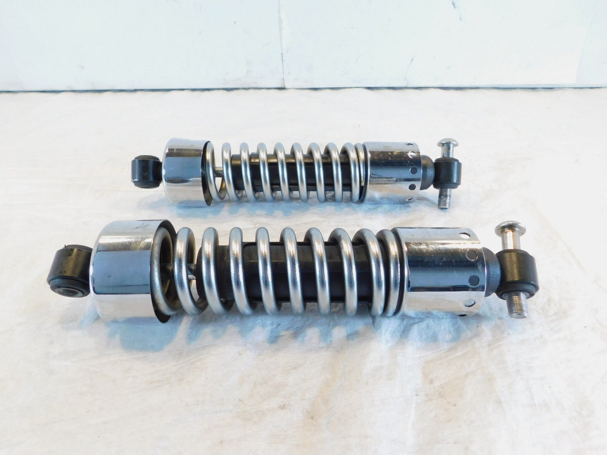 2001-2005 Harley Davidson Dyna FXDL Low Rider Chrome Rear Shock Absorbers - C3 Cycle