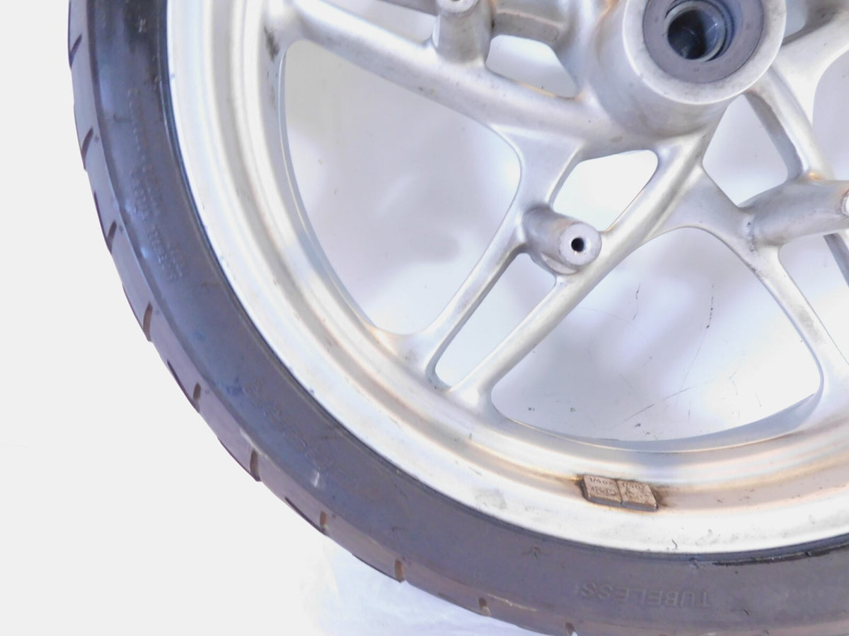 BMW K1200GT K1200RS R1100S R1150R Cast Silver Front Wheel Rim & Tire - Straight - C3 Cycle