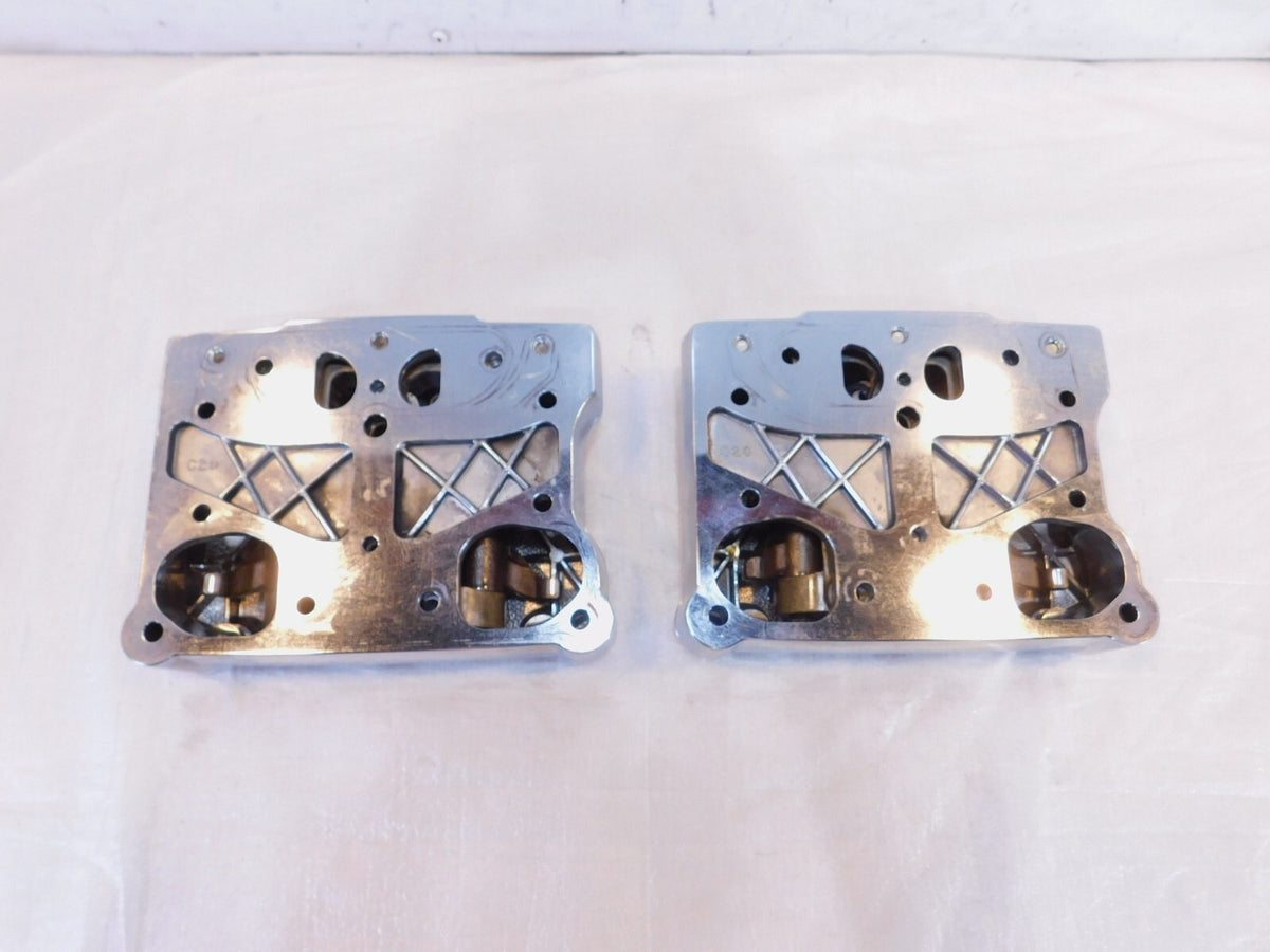 Harley Davidson Touring Dyna & Softail Chrome Cylinder Head Rocker Boxes - C3 Cycle