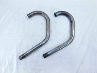 1976 76 Moto Guzzi Convert I V1000 Left/Right Front Exhaust Header Muffler Pipes - C3 Cycle